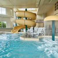 Ultra Flume and Mushroom Spray Feature at the Wingate Hotel, Canada